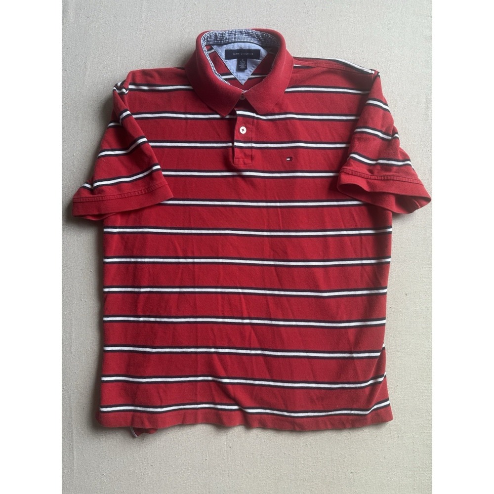 Tommy Hilfiger Men's Polo Shirt Stripes XL